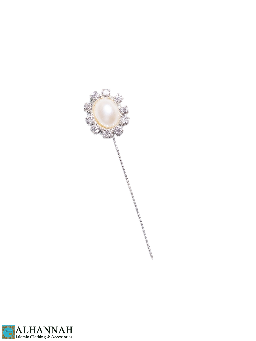 Pearl Rhinestone Stick Hijab Pin | gi1100